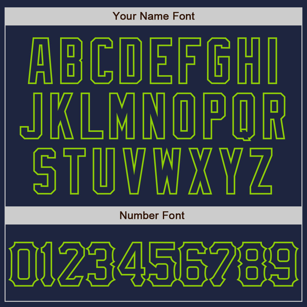 Custom Navy Neon Green 3D Pattern Design Abstract Splatter Grunge Art Authentic Baseball Jersey