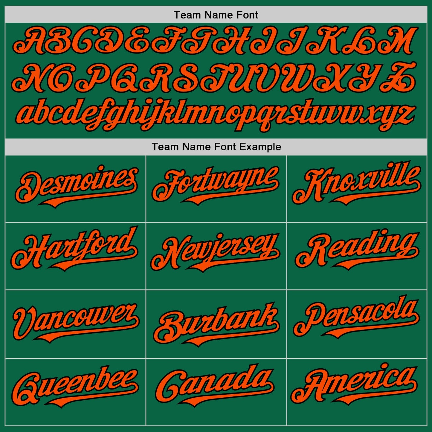 Custom Kelly Green Orange-Black Line Authentic Baseball Jersey