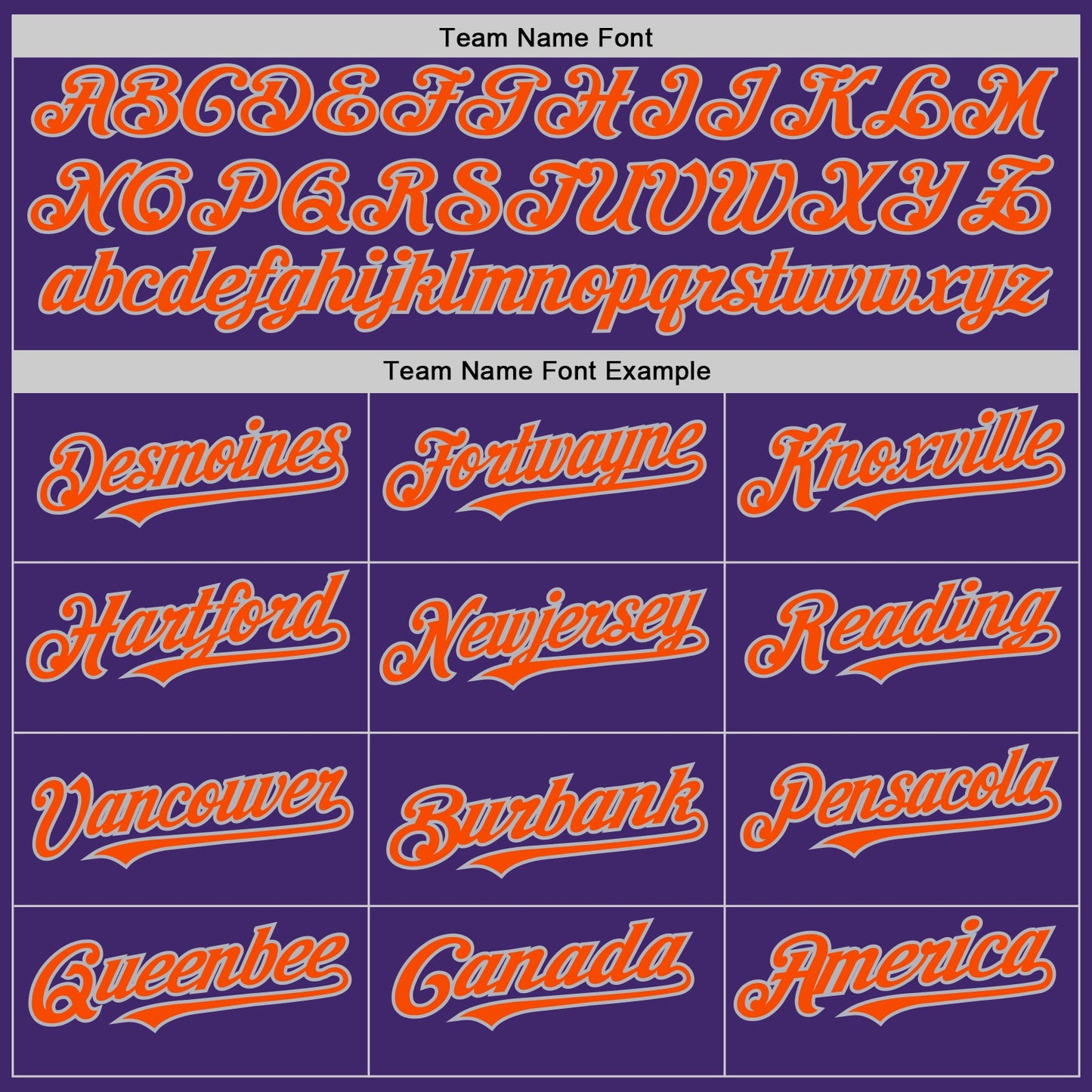 Custom Purple Orange-Gray Line Authentic Baseball Jersey