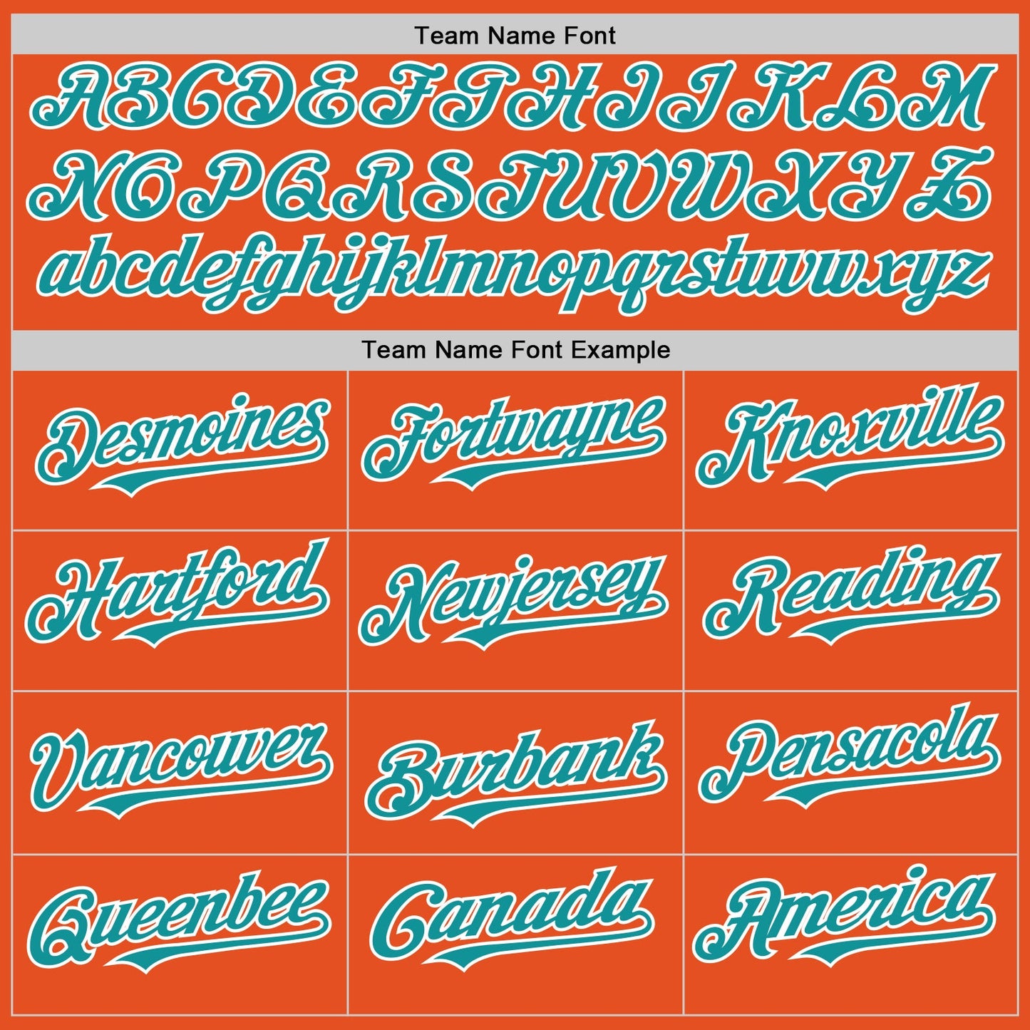 Custom Orange Teal-White Line Authentic Baseball Jersey
