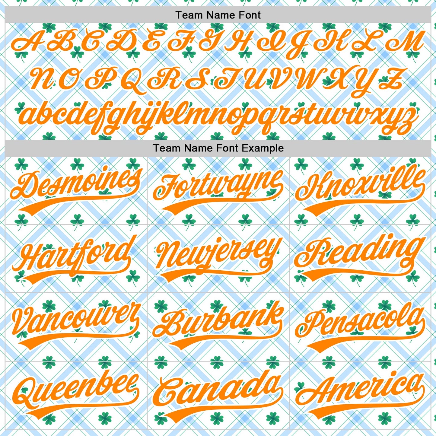 Custom White Bay Orange-Green 3D St. Patrick's Day Shamrock Authentic Baseball Jersey