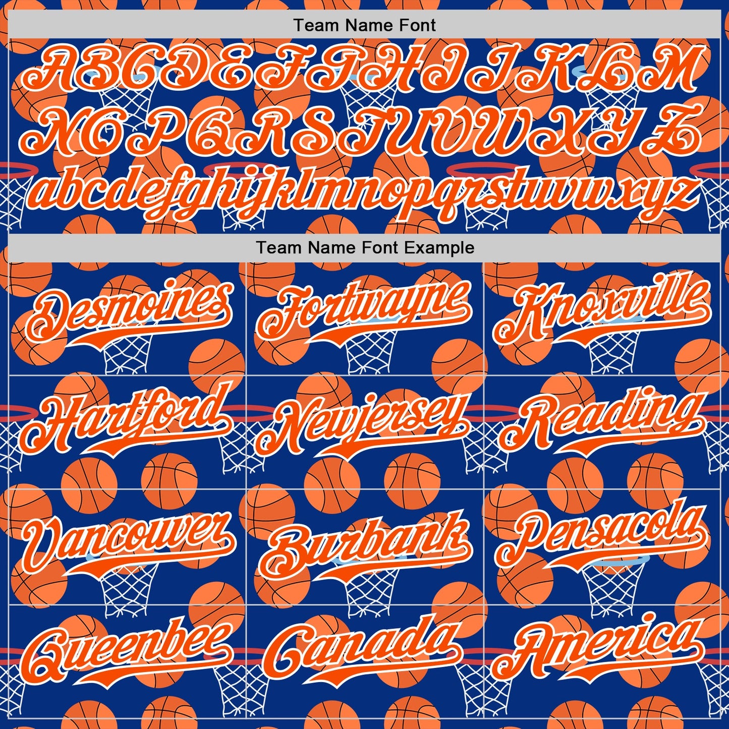 Custom Royal Orange-White Comic Doodle Ballgame 3D Pattern Design Authentic Baseball Jersey