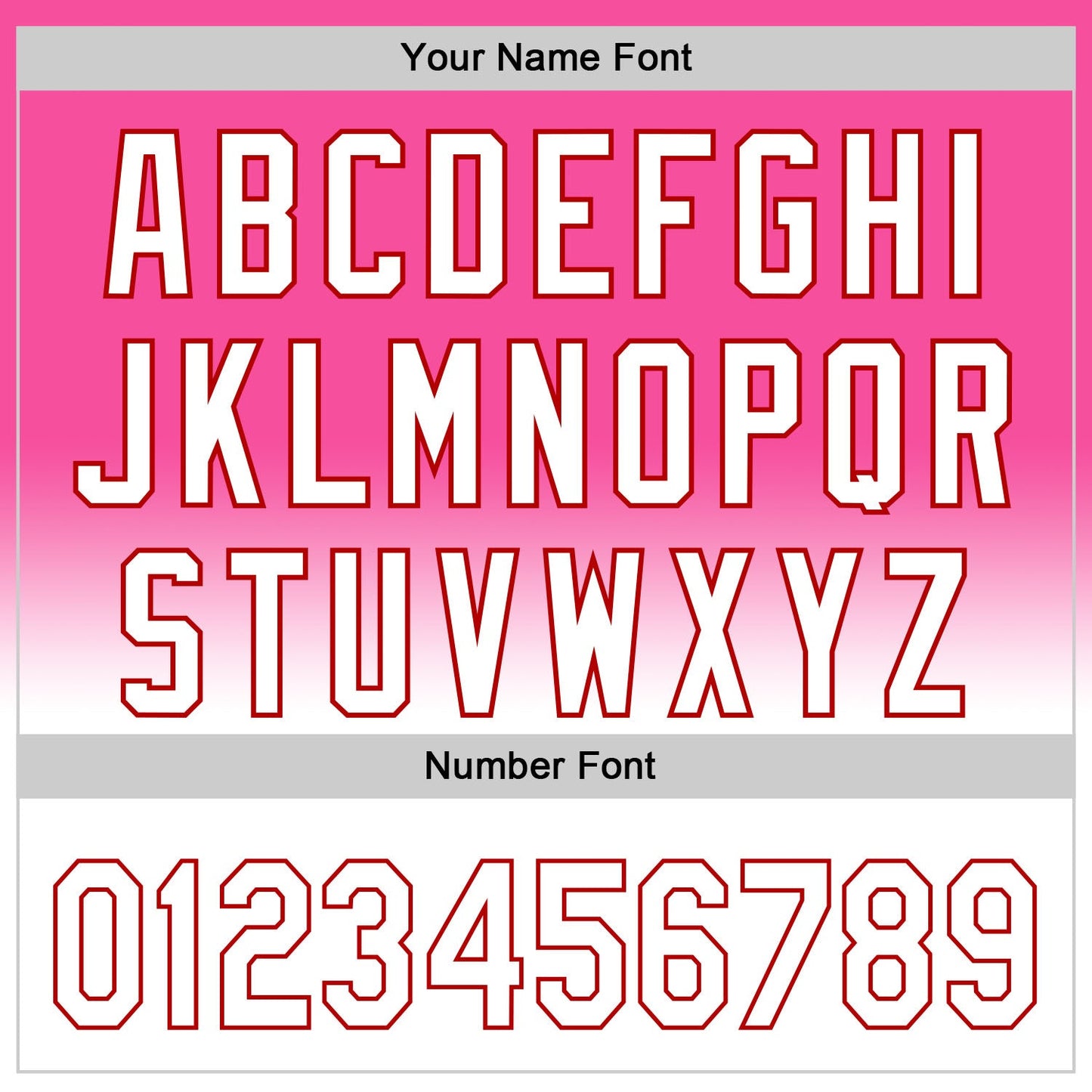 Custom Pink White-Red 3D Pattern Design Gradient Mother's Day Family Love Authentic Baseball Jersey