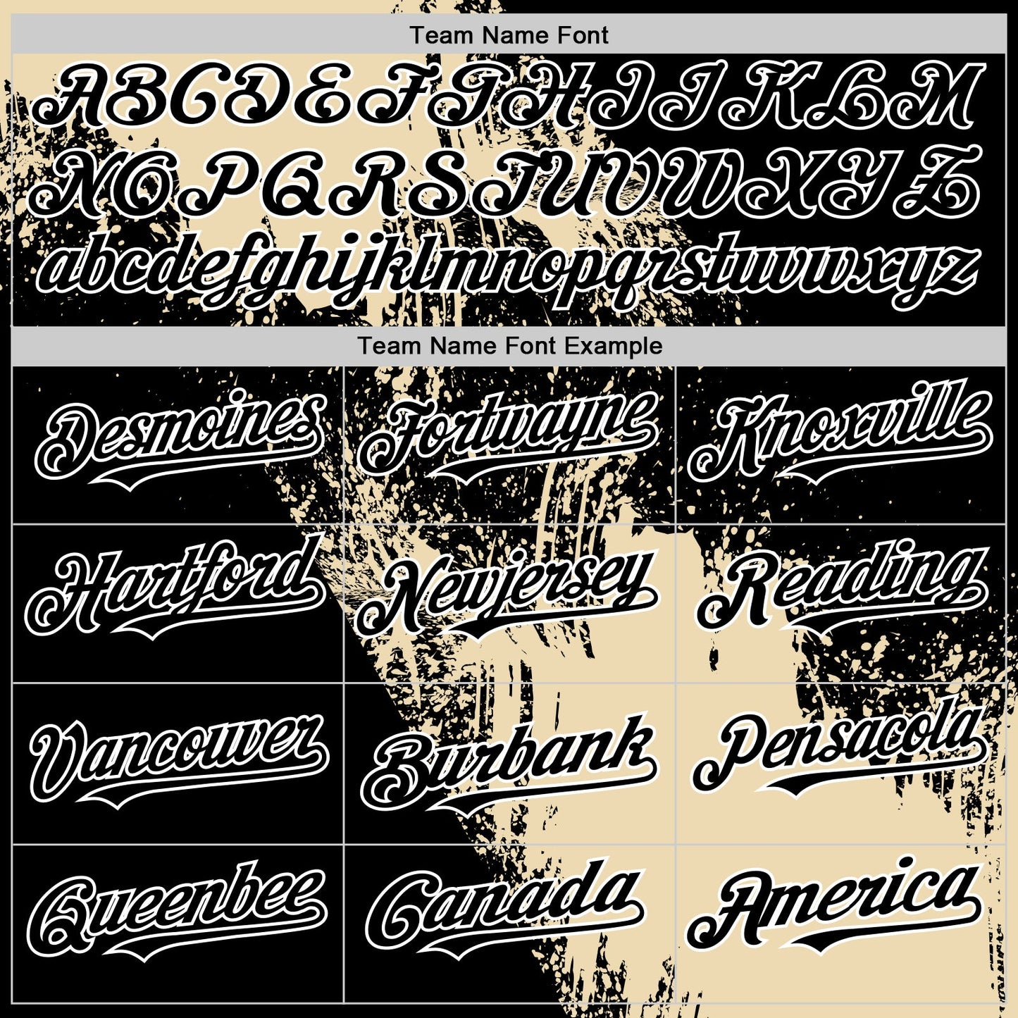 Custom Cream Black-White 3D Pattern Design Abstract Brush Stroke Authentic Baseball Jersey