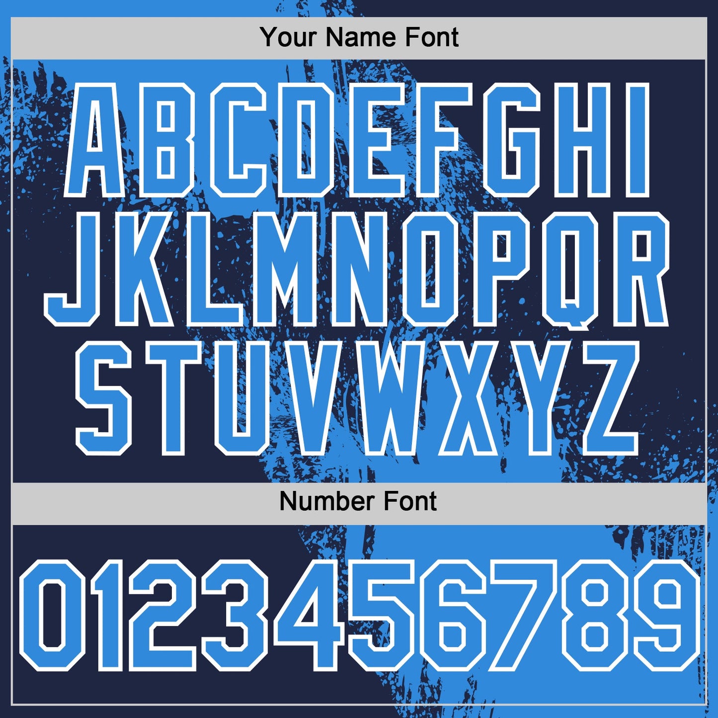 Custom Electric Blue Navy-White 3D Pattern Design Abstract Brush Stroke Authentic Baseball Jersey