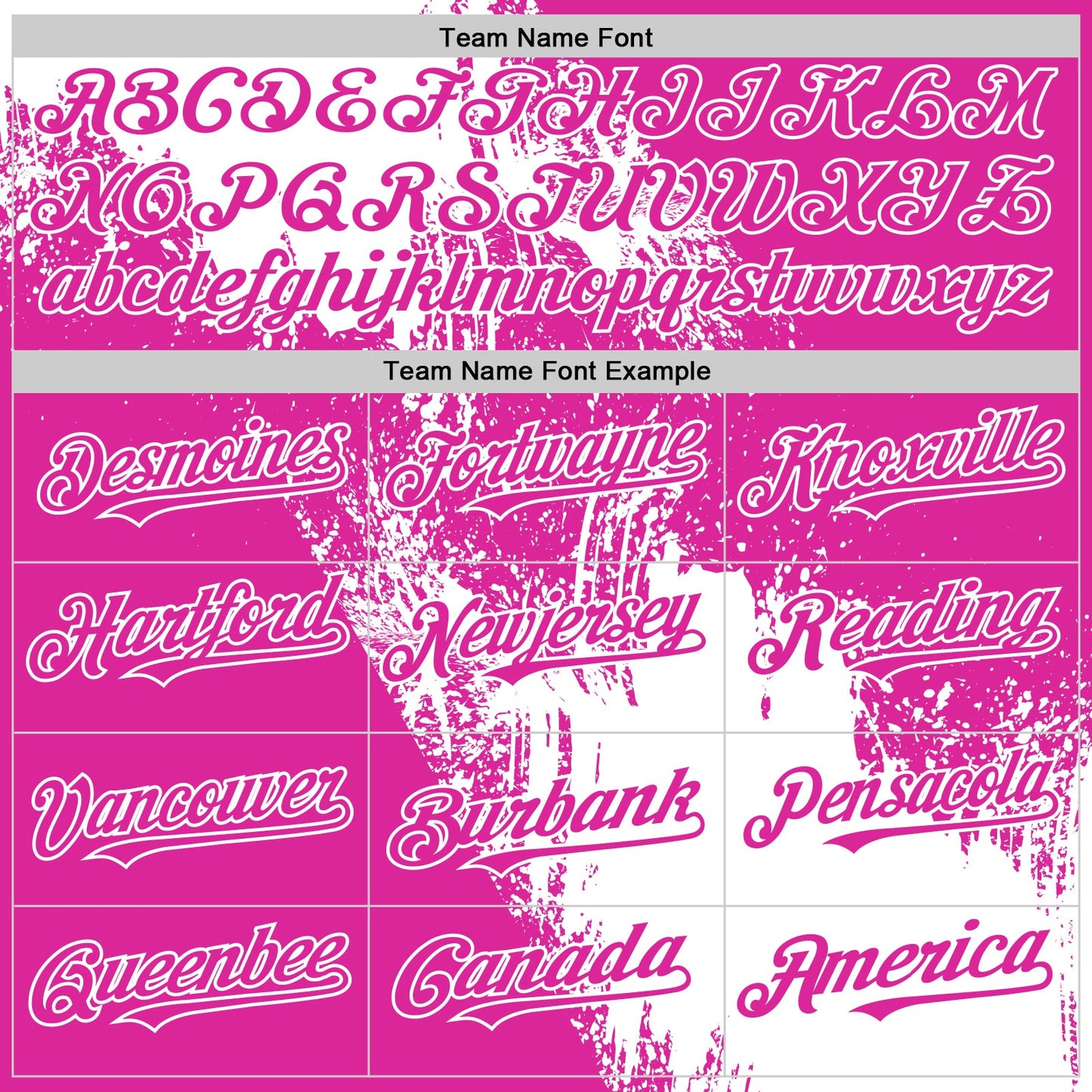 Custom White Deep Pink 3D Pattern Design Abstract Brush Stroke Authentic Baseball Jersey