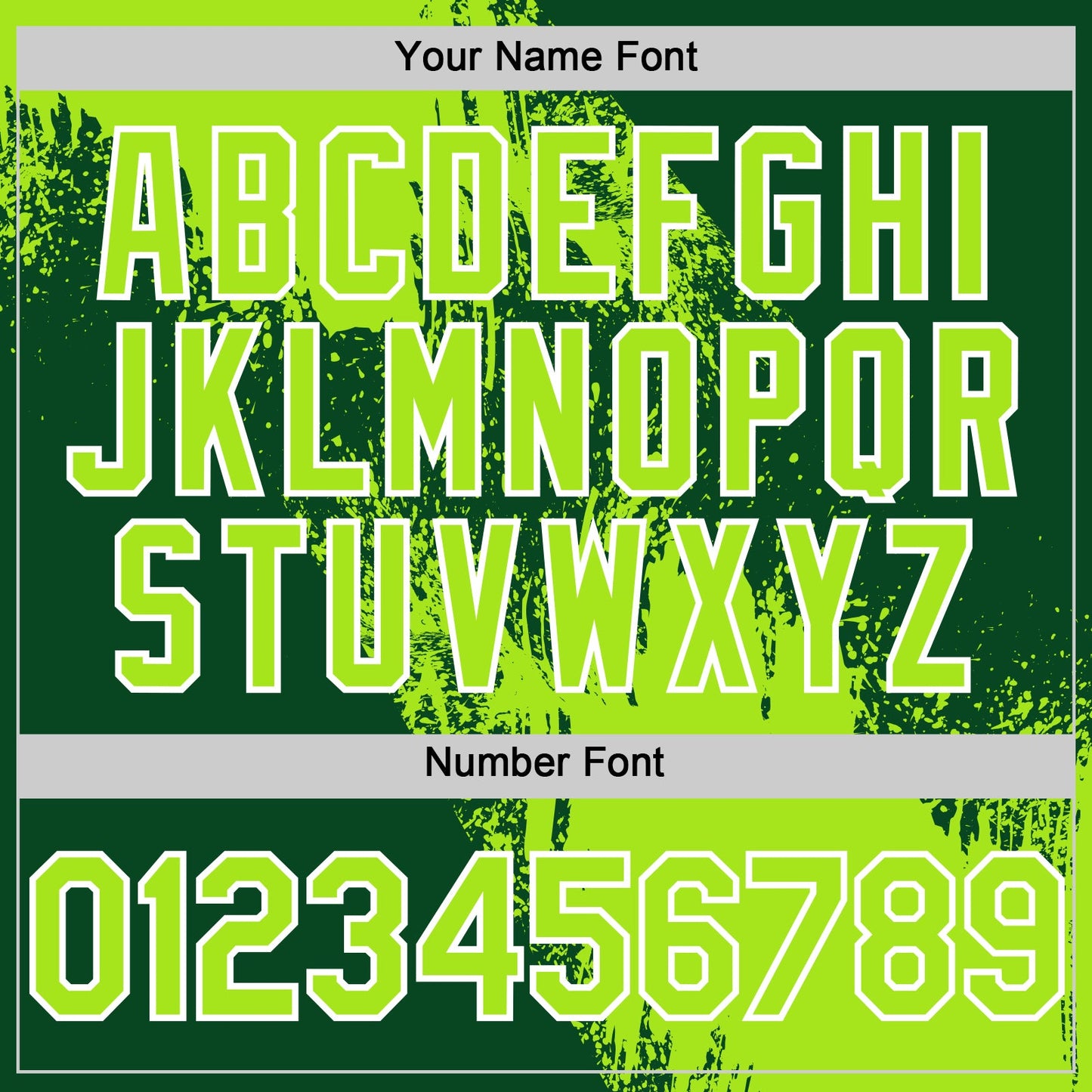 Custom Neon Green Green-White 3D Pattern Design Abstract Brush Stroke Authentic Baseball Jersey