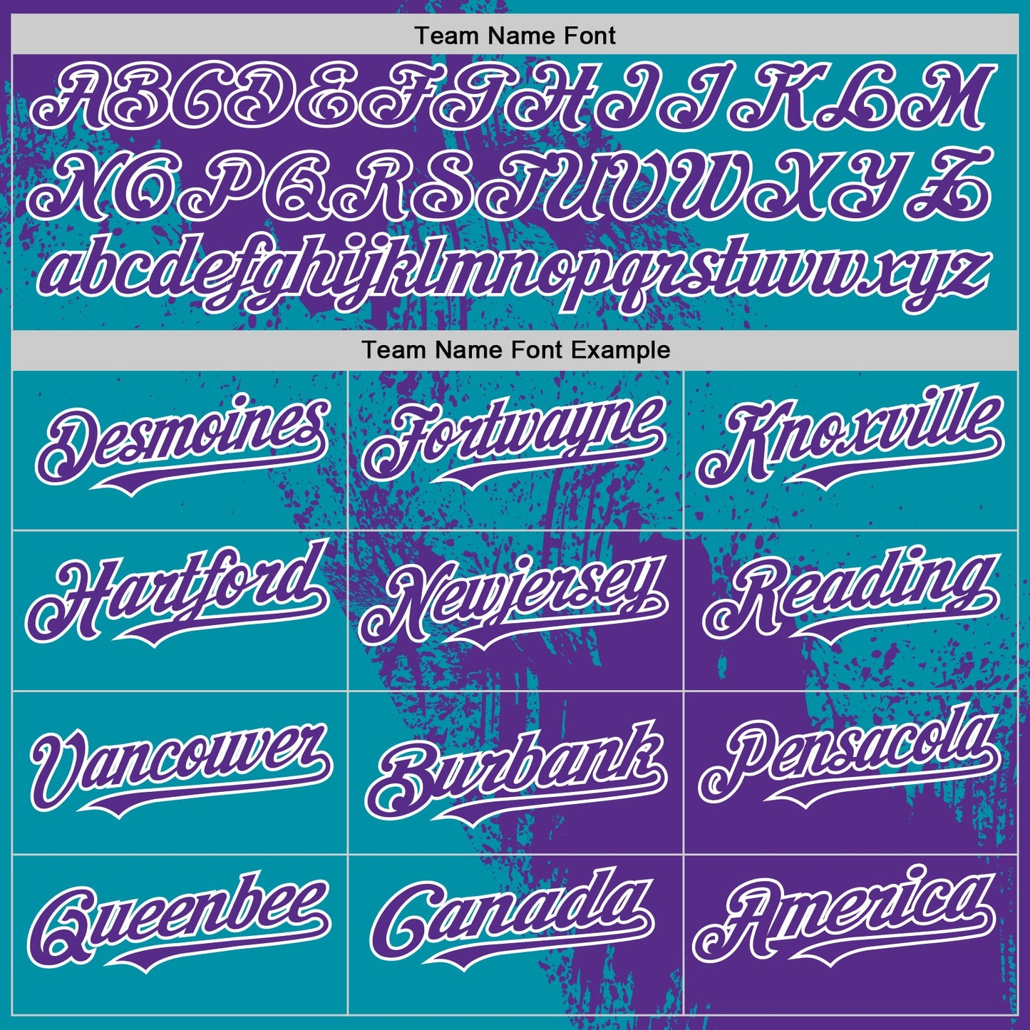 Custom Purple Teal-White 3D Pattern Design Abstract Brush Stroke Authentic Baseball Jersey
