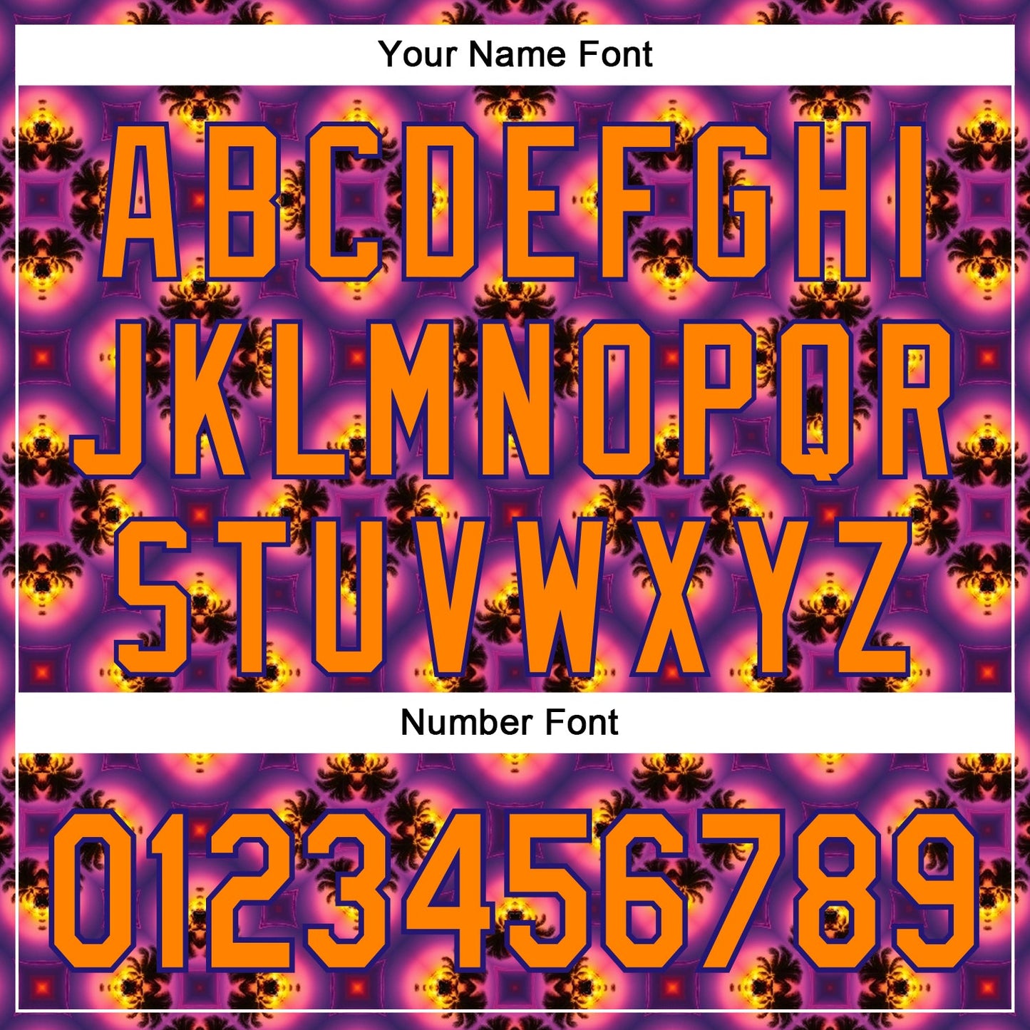 Custom Purple Bay Orange-Dark Purple 3D Pattern Design Rave Psychedelic Flower Authentic Baseball Jersey