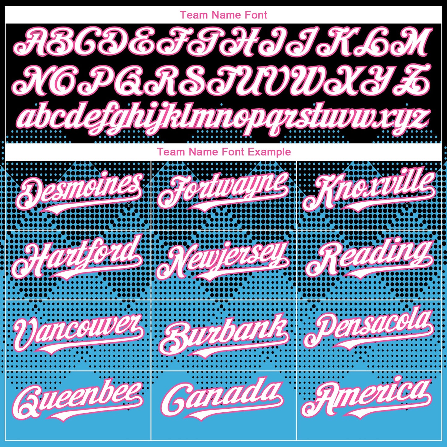 Custom Black White Sky Blue-Pink 3D Gradient Square Shape Authentic Baseball Jersey