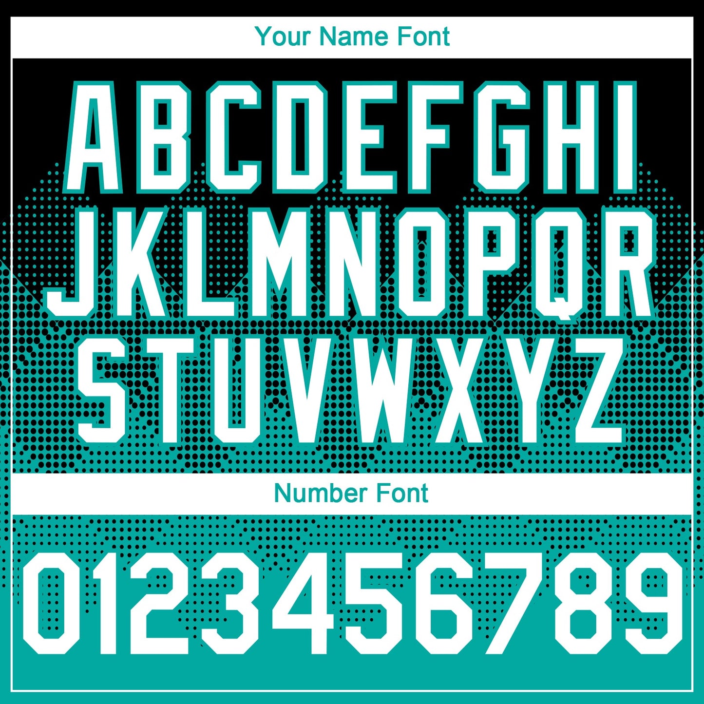Custom Black White-Aqua 3D Gradient Square Shape Authentic Baseball Jersey