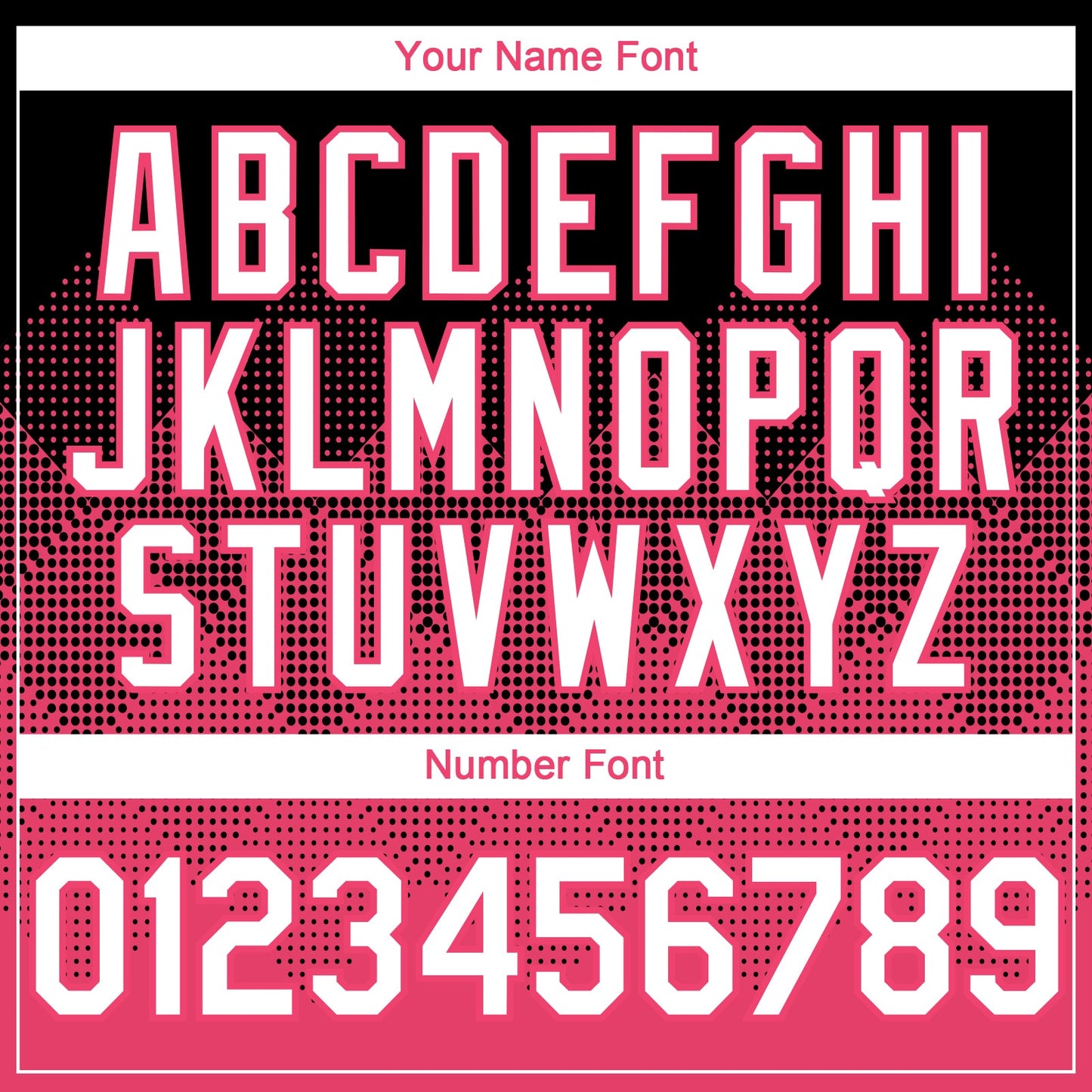 Custom Black White-Neon Pink 3D Gradient Square Shape Authentic Baseball Jersey