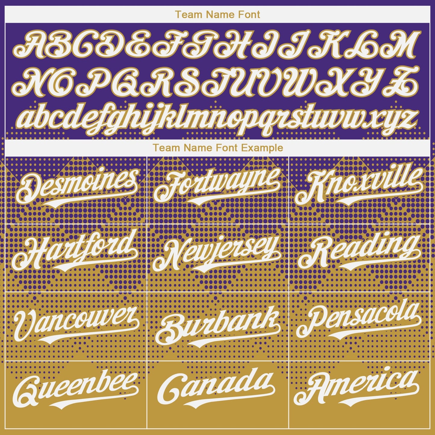 Custom Purple White-Old Gold 3D Gradient Square Shape Authentic Baseball Jersey