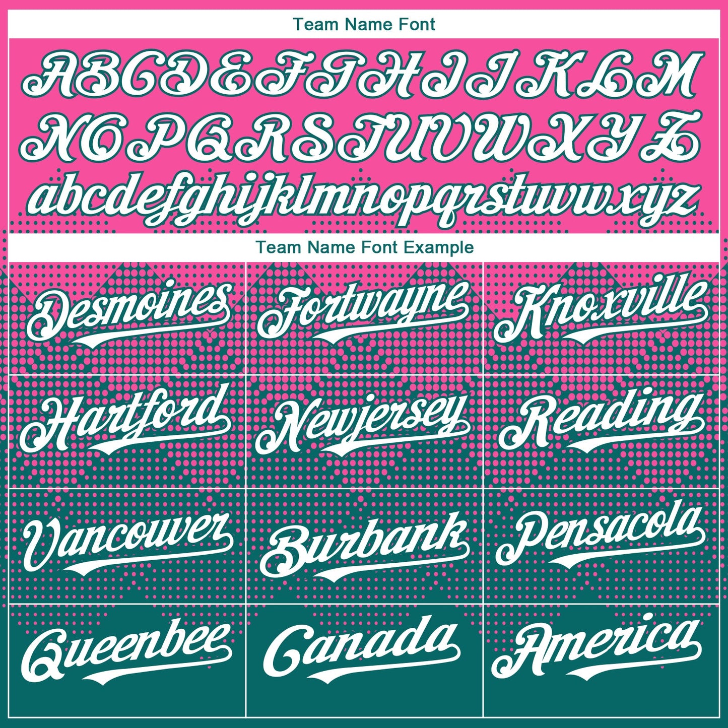 Custom Pink White-Teal 3D Gradient Square Shape Authentic Baseball Jersey