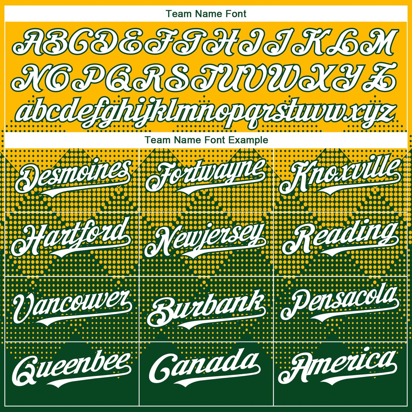 Custom Gold White-Green 3D Gradient Square Shape Authentic Baseball Jersey