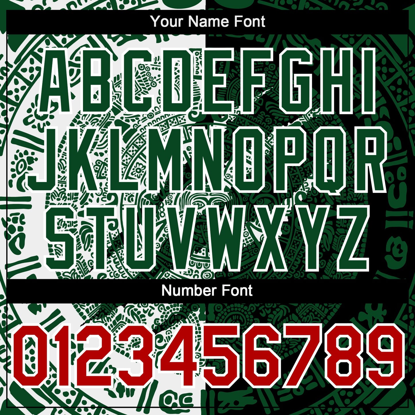 Custom Black Red Green-White 3D Mexico Scratch Authentic Baseball Jersey