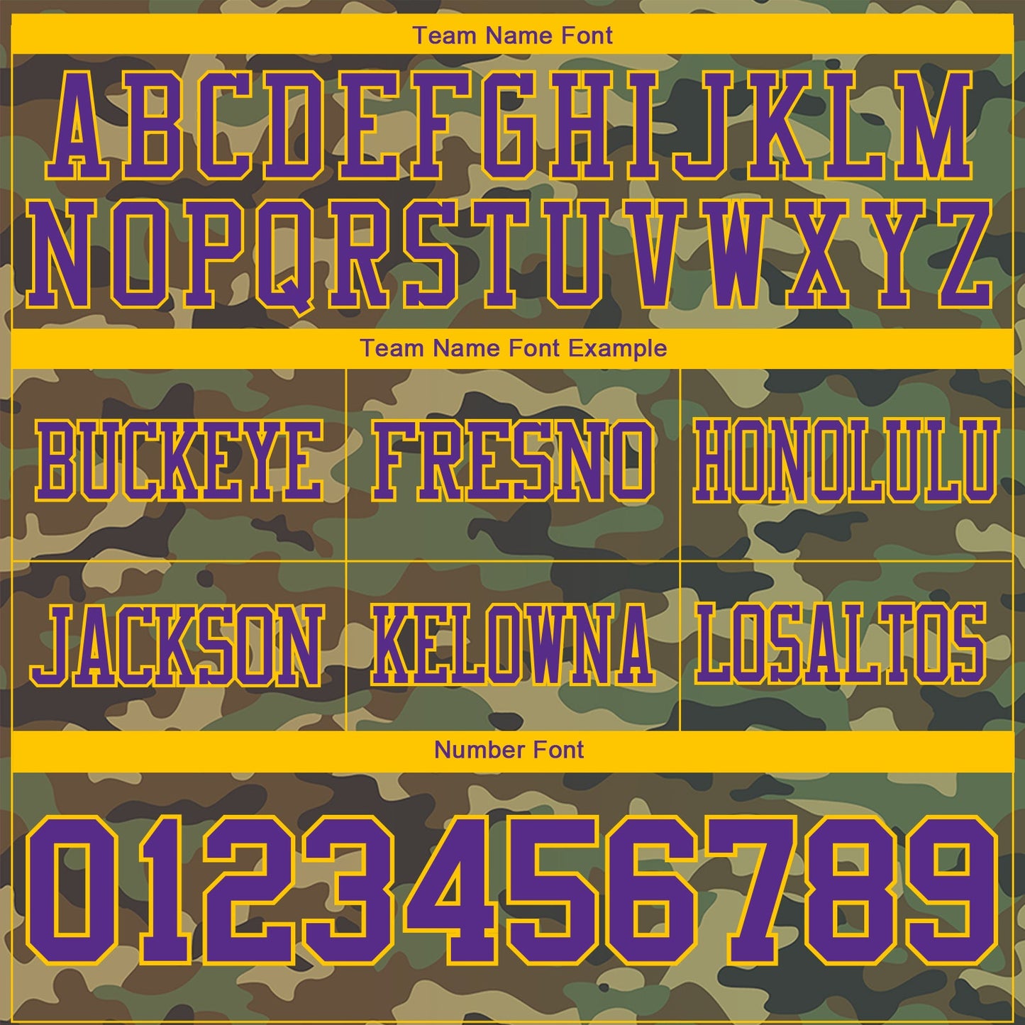 Custom Camo Purple-Yellow 3D Pattern Salute To Service Mesh Authentic Football Jersey