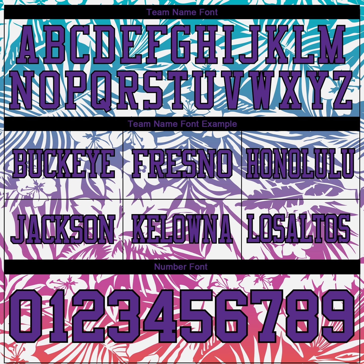 Custom White Purple-Black 3D Pattern Tropical Hawaii Jungle Leaves Mesh Authentic Football Jersey