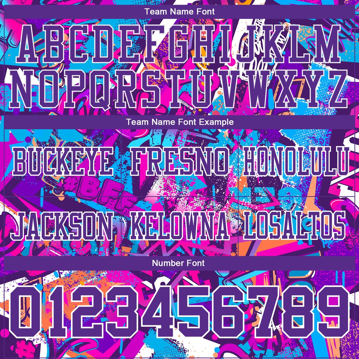 Custom Graffiti Pattern Purple-White 3D Pattern Splash Mesh Authentic Football Jersey