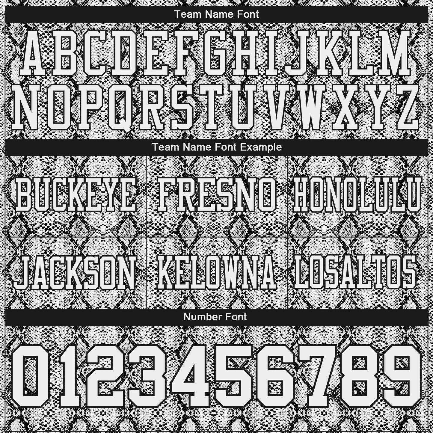 Custom White Black 3D Pattern Snakeskin Print Mesh Authentic Football Jersey