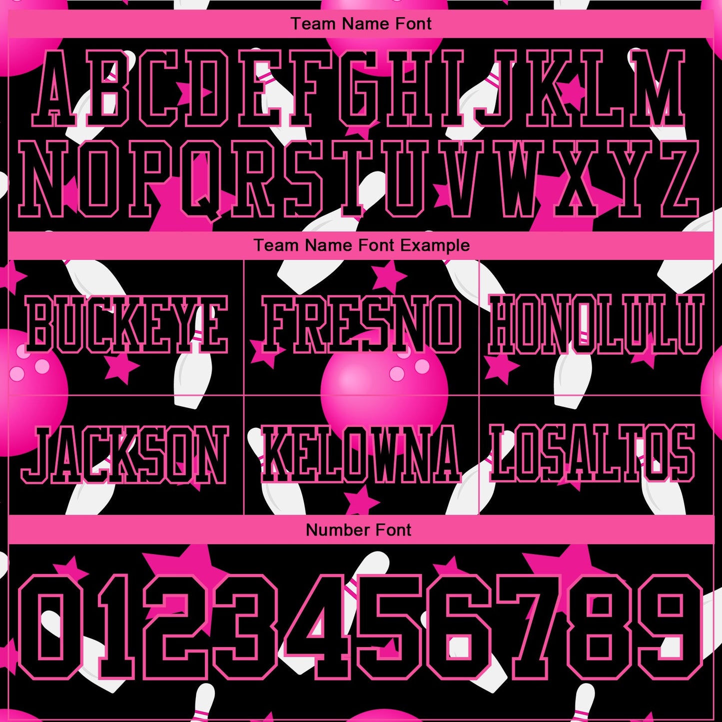 Custom Black Pink 3D Pattern Bowling Mesh Authentic Football Jersey