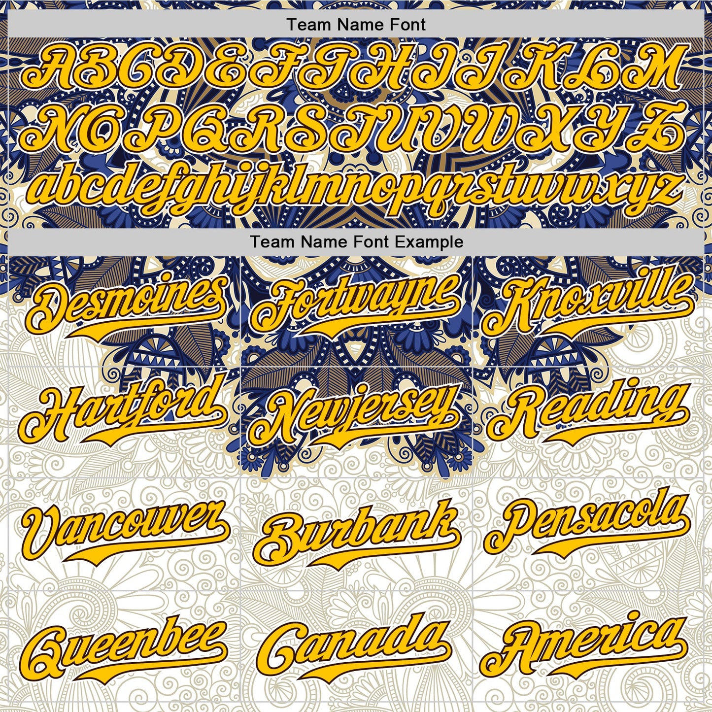 Custom White Yellow-Brown 3D Pattern Design Burner Costumes Paisley Authentic Baseball Jersey