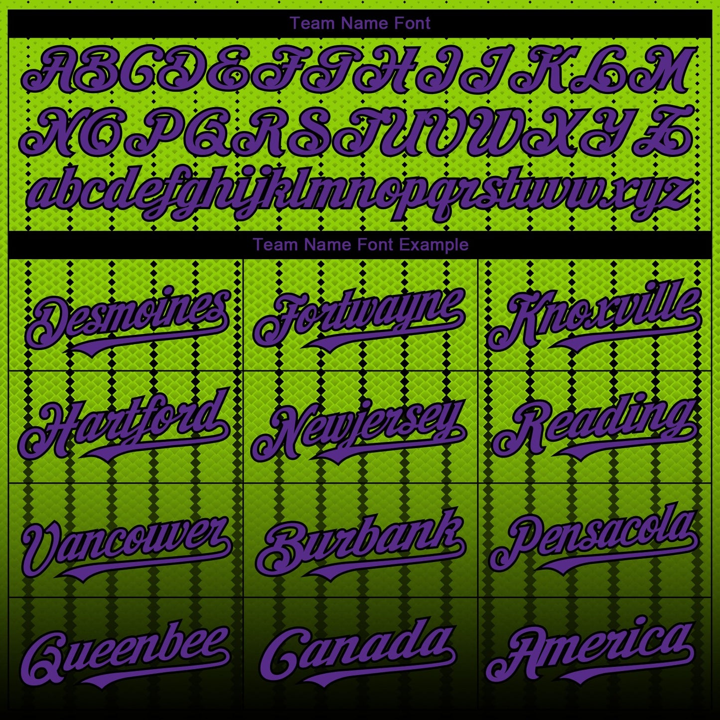 Custom Neon Green Purple-Black 3D Pattern Design Gradient Geometric Shape Authentic Baseball Jersey