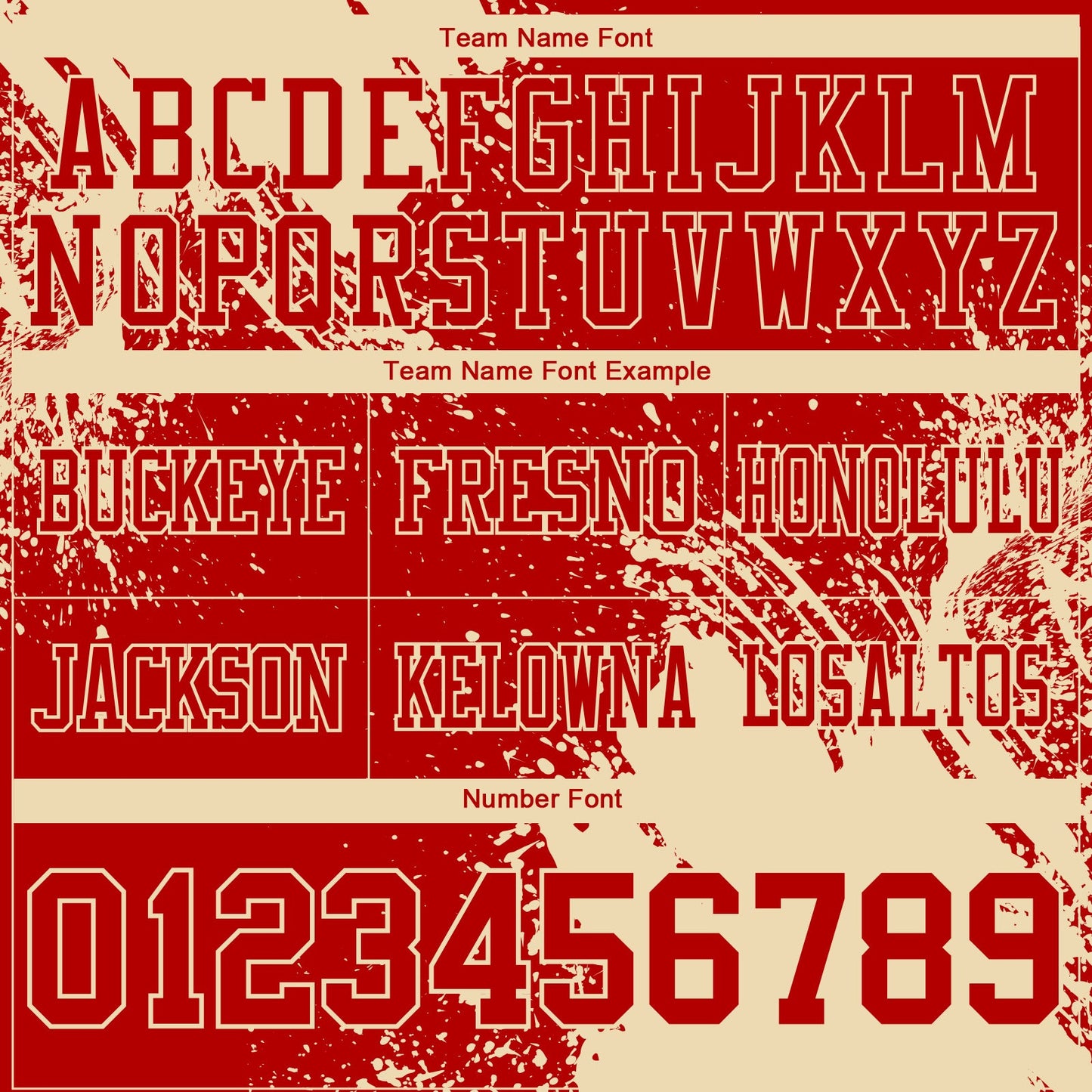 Custom Red Cream 3D Pattern Abstract Brush Stroke Mesh Authentic Football Jersey