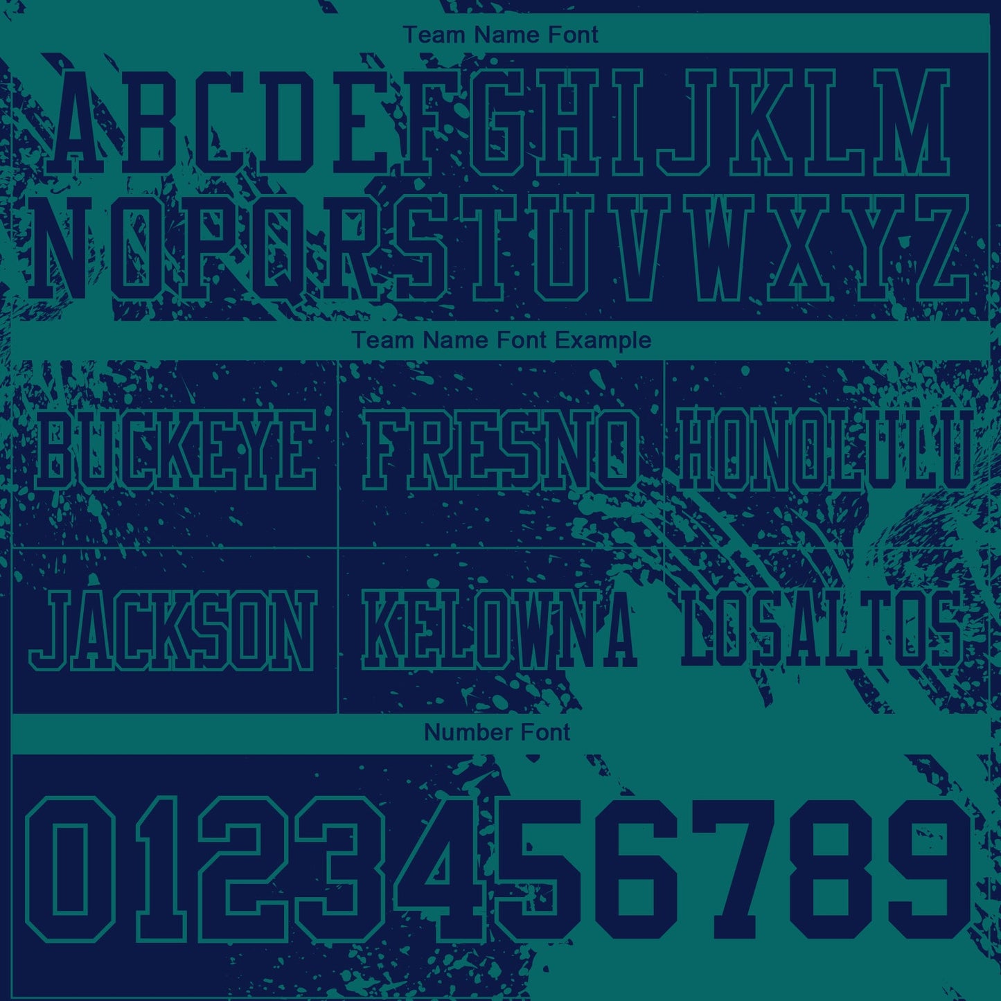 Custom Navy Teal 3D Pattern Abstract Brush Stroke Mesh Authentic Football Jersey