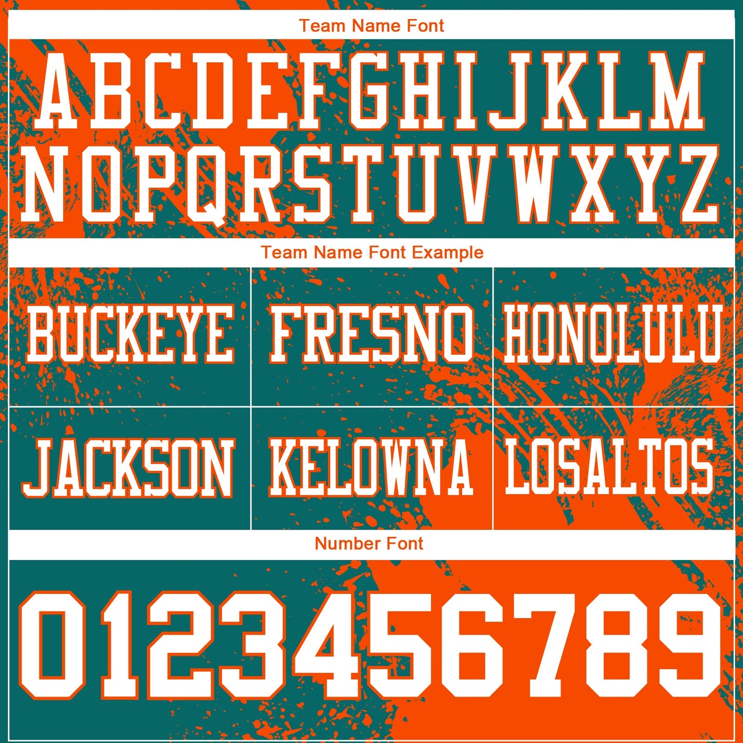 Custom Teal White-Orange 3D Pattern Abstract Brush Stroke Mesh Authentic Football Jersey