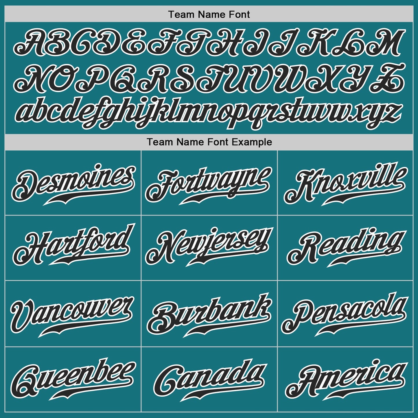 Custom Teal Black Pinstripe Black-White Authentic Baseball Jersey