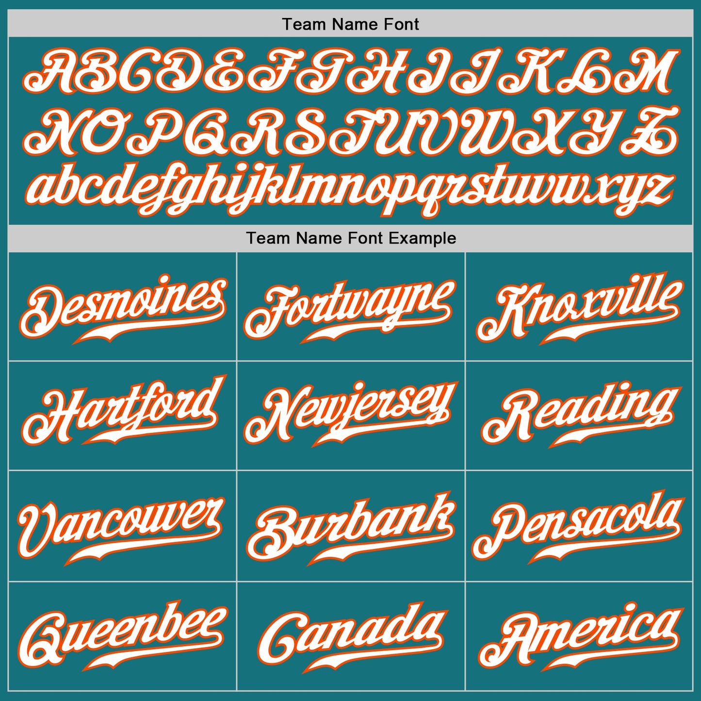 Custom Teal Orange Pinstripe White-Orange Authentic Baseball Jersey