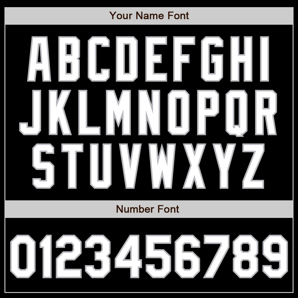 Custom Black White-Gray 3 Colors Arm Shapes Authentic Baseball Jersey