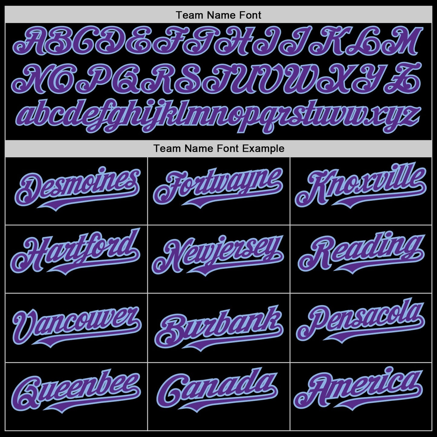 Custom Black Purple-Light Blue 3 Colors Arm Shapes Authentic Baseball Jersey