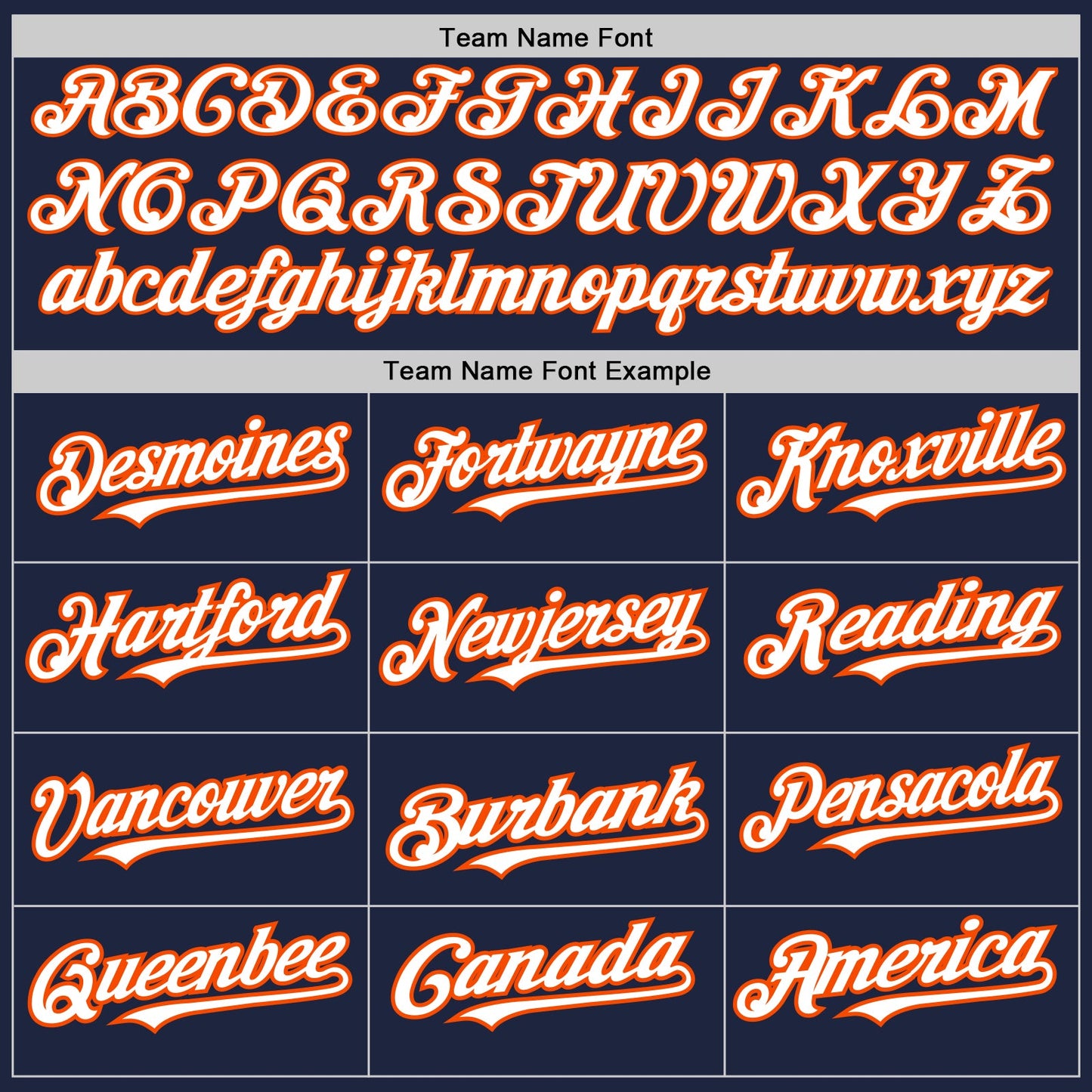 Custom Navy White-Orange 3 Colors Arm Shapes Authentic Baseball Jersey