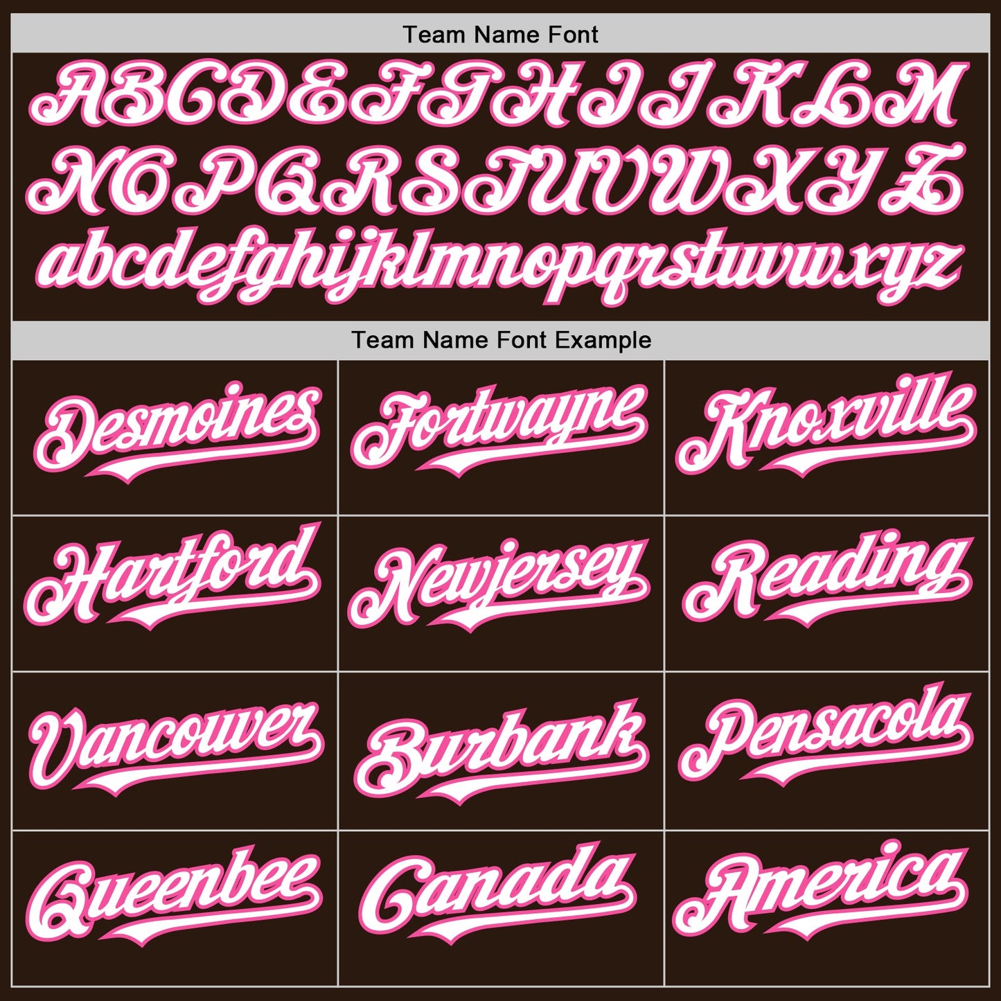 Custom Brown White-Pink 3 Colors Arm Shapes Authentic Baseball Jersey