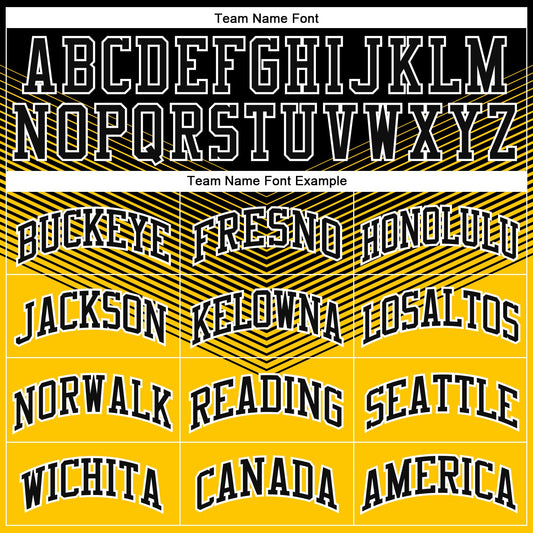 Custom Gold Black-White Round Neck Sublimation Basketball Suit Jersey