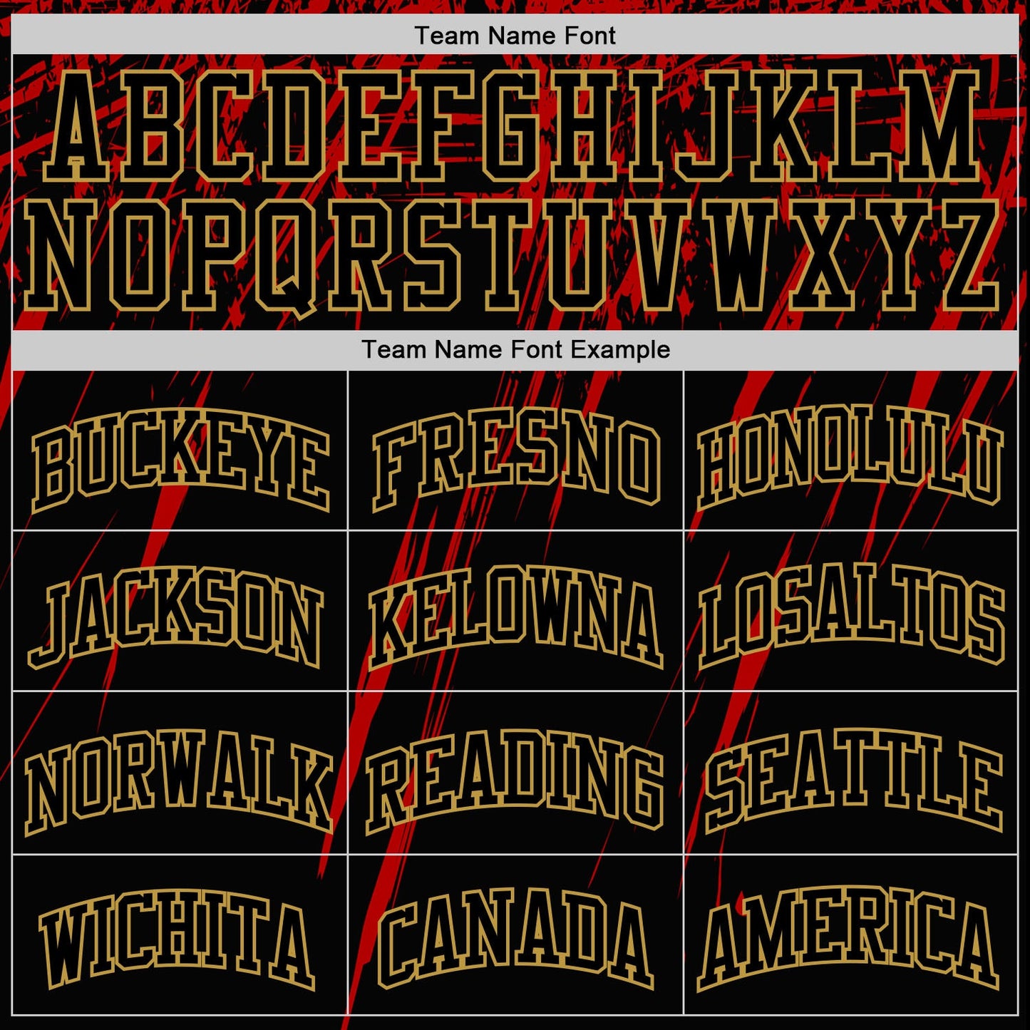 Custom Black Red-Old Gold Splash Round Neck Sublimation Basketball Suit Jersey