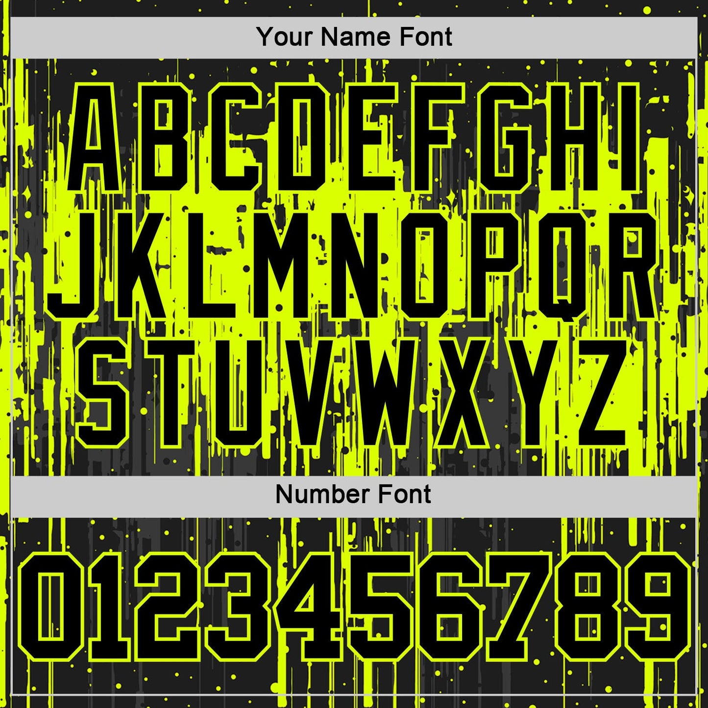 Custom Black Neon Green Dripping Splatter Art Round Neck Sublimation Basketball Suit Jersey