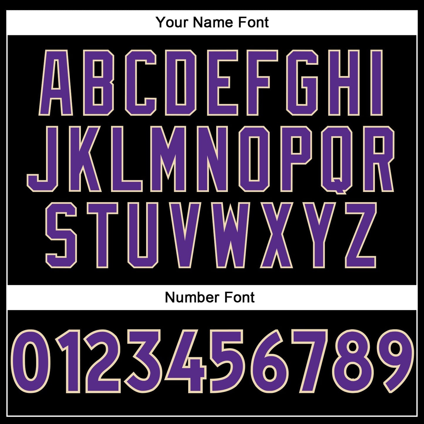 Custom Black Purple-Cream Authentic Baseball Jersey