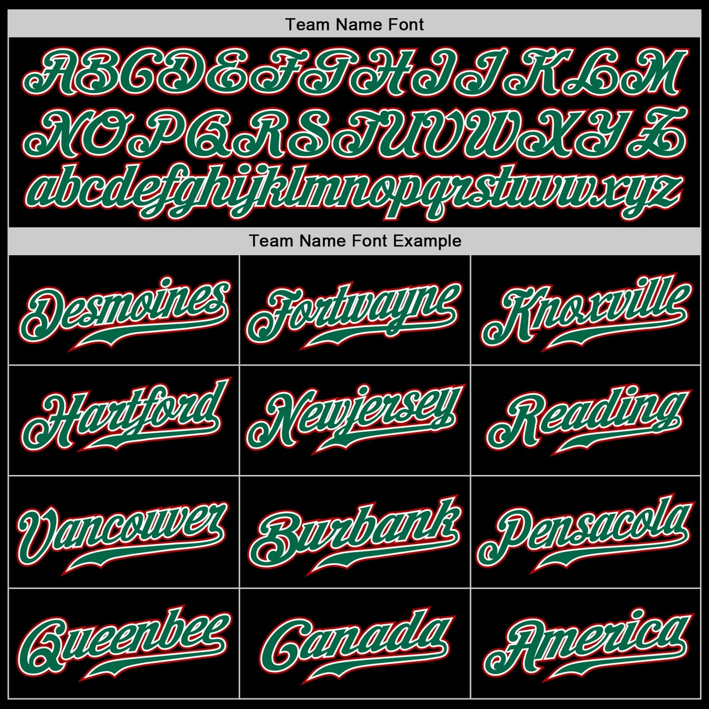 Custom Black Kelly Green Pinstripe Kelly Green-Red Authentic Baseball Jersey