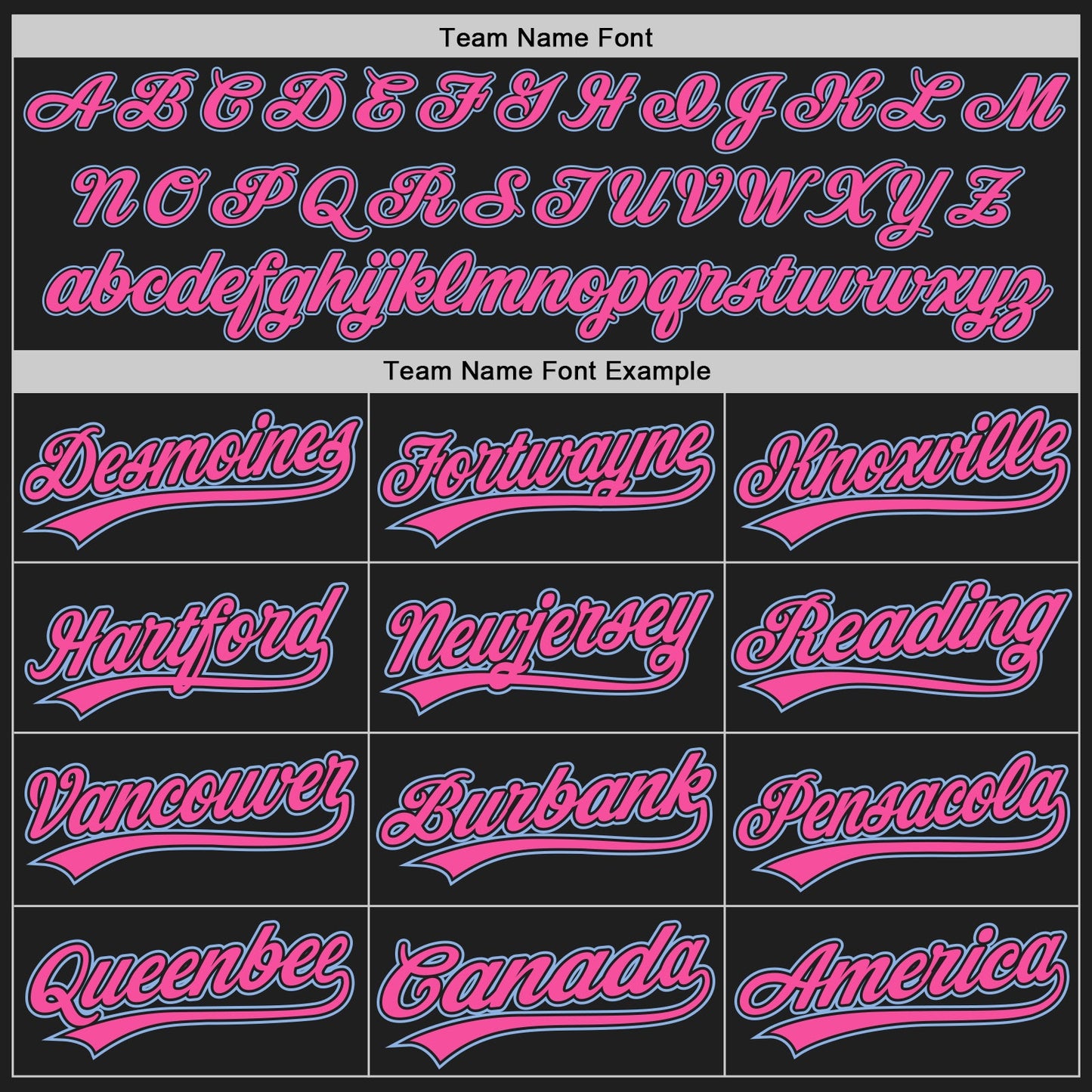 Custom Black White Pinstripe Pink-Light Blue Authentic Baseball Jersey