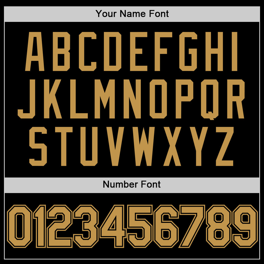 Custom Black Old Gold Authentic Throwback Basketball Jersey