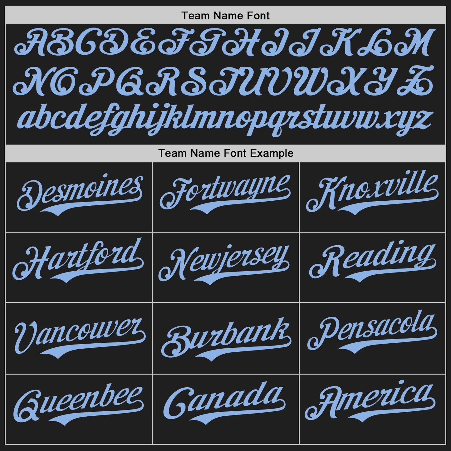 Custom Black Light Blue Authentic Baseball Jersey