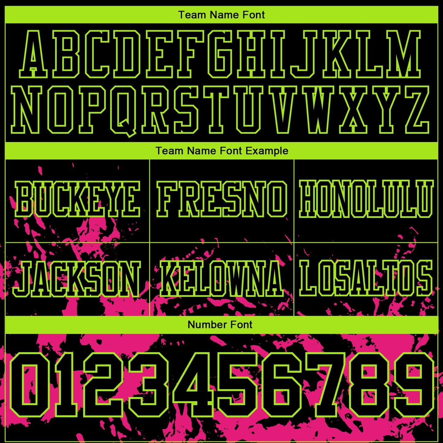 Custom Black Hot Pink-Neon Green Splash Mesh Authentic Football Jersey