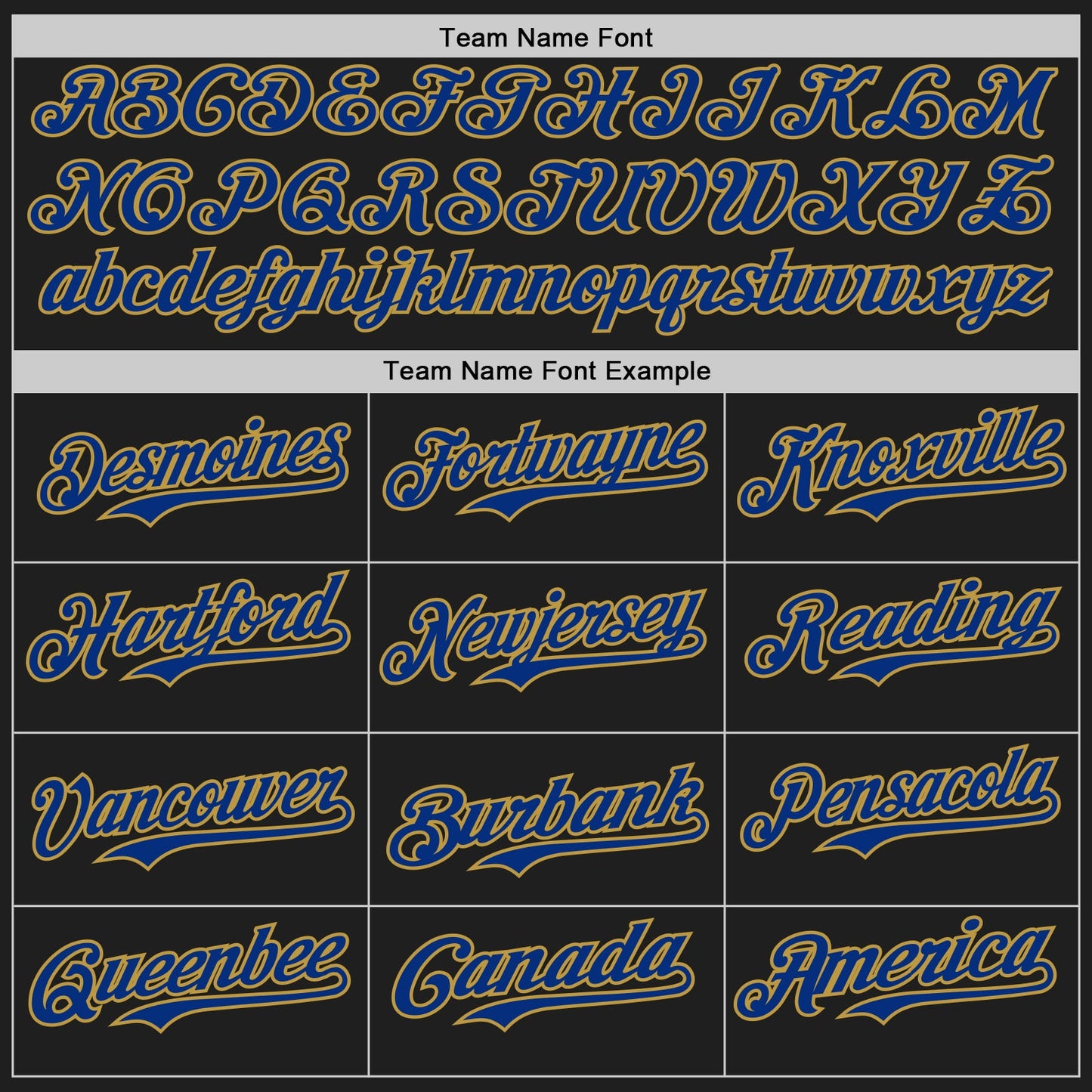 Custom Black Royal-Old Gold Authentic Baseball Jersey