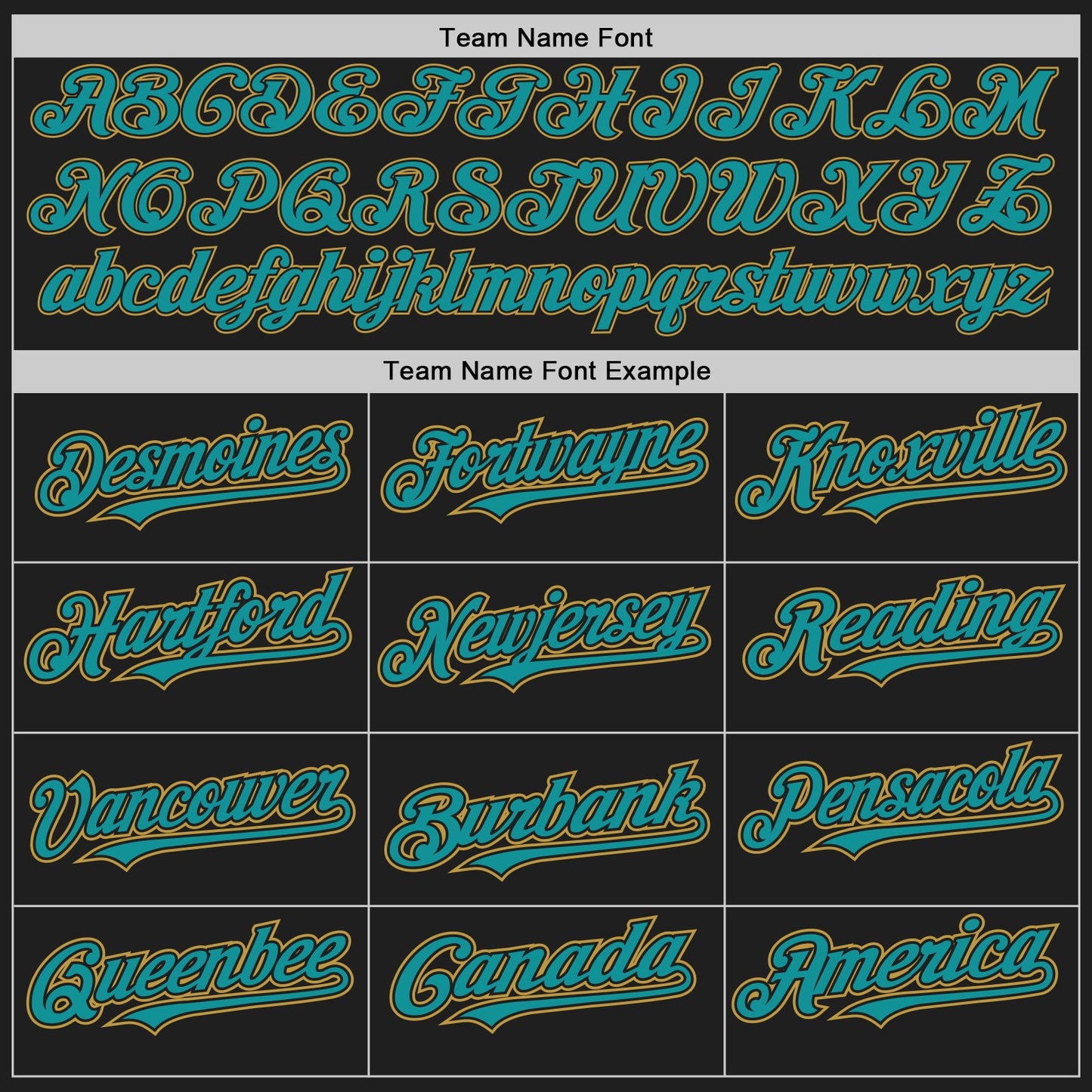Custom Black Teal-Old Gold Authentic Baseball Jersey