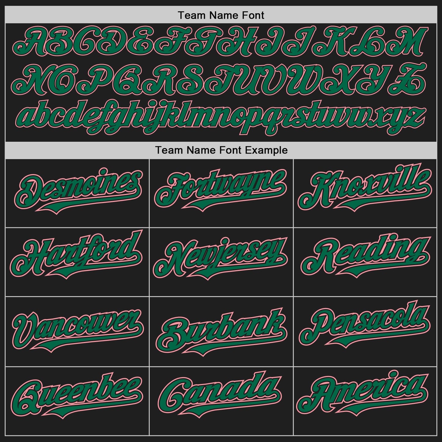 Custom Black Medium Pink-Kelly Green Authentic Baseball Jersey