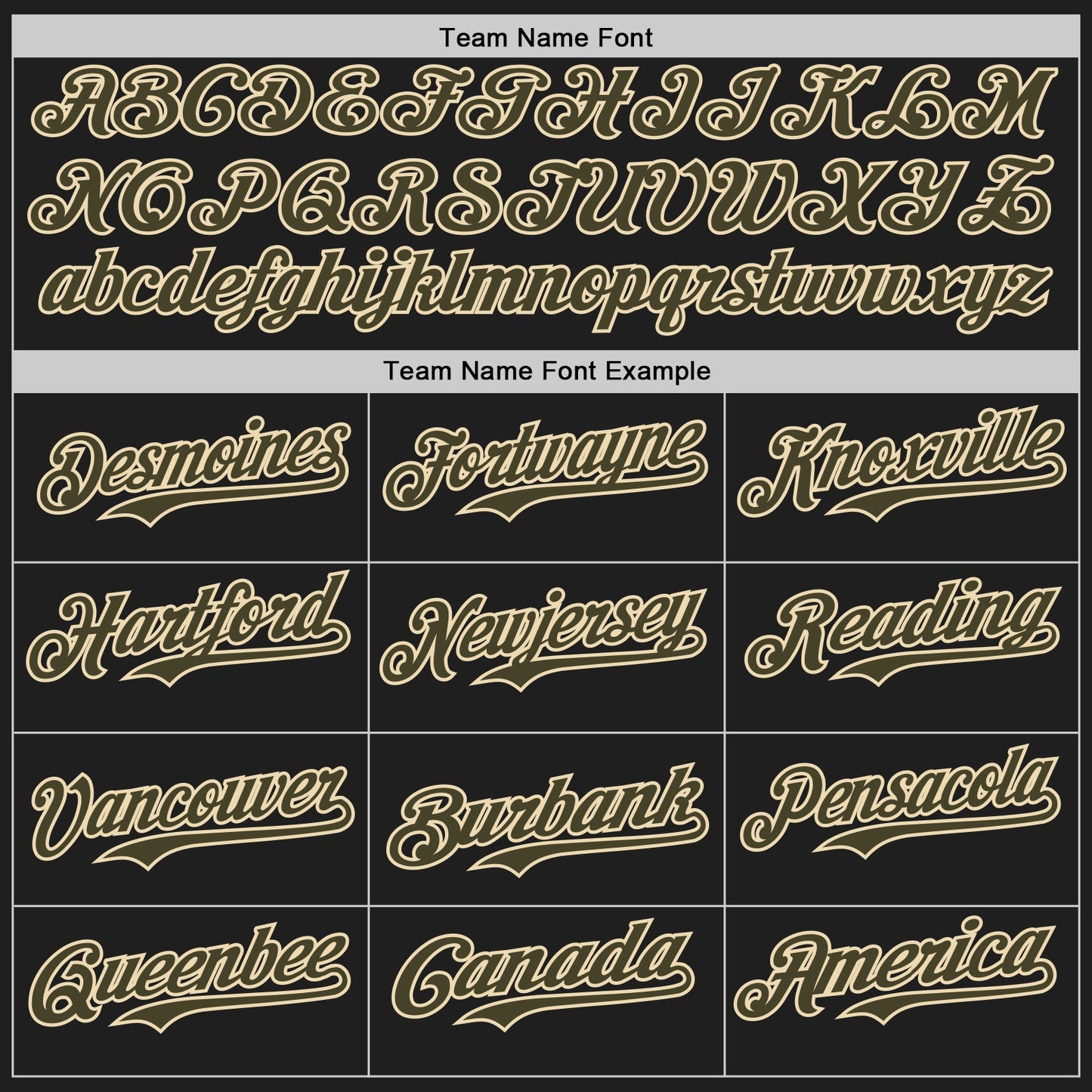 Custom Black Olive-Cream Authentic Baseball Jersey