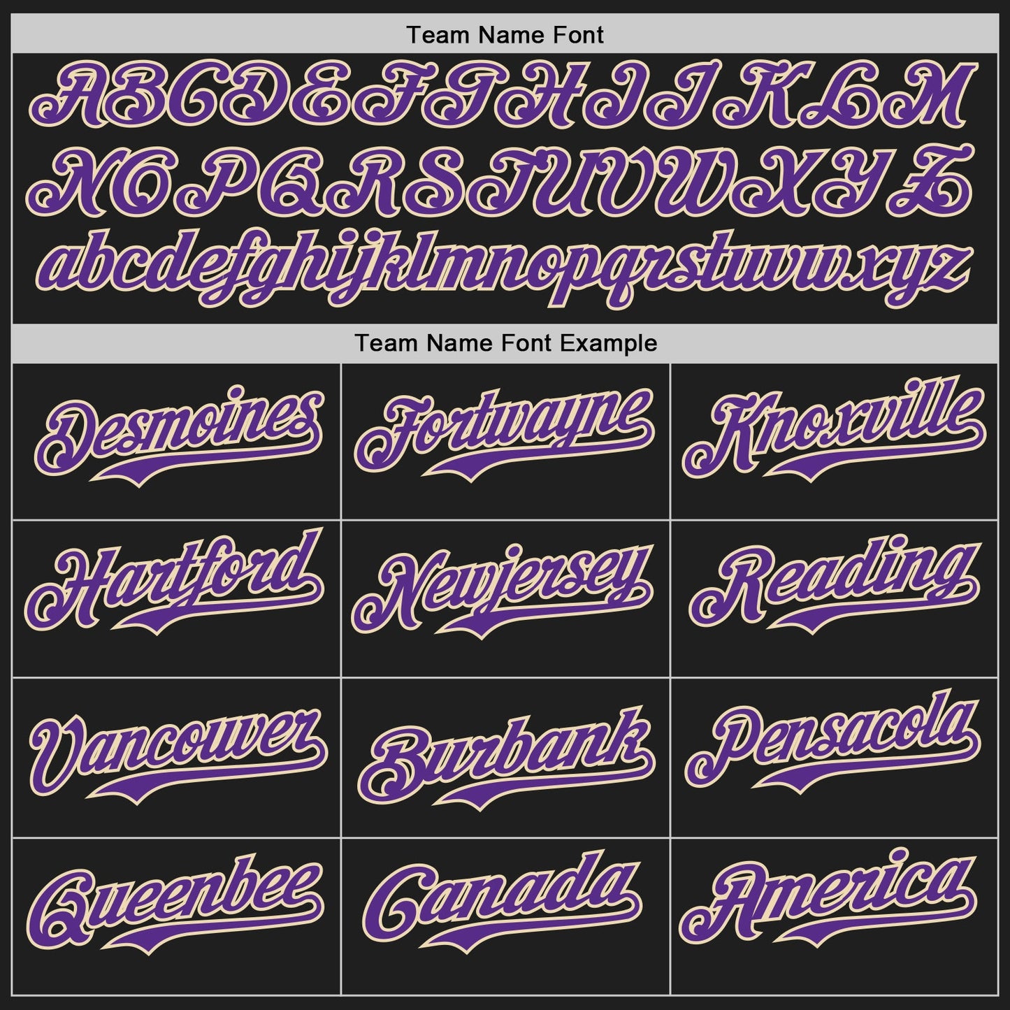 Custom Black Purple-Cream Authentic Baseball Jersey